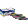 New, Pre-owned, Original Brother TN-221 Standard-Yield Multi-Color (CMY) Toner Cartridge, TN-221 3PK
