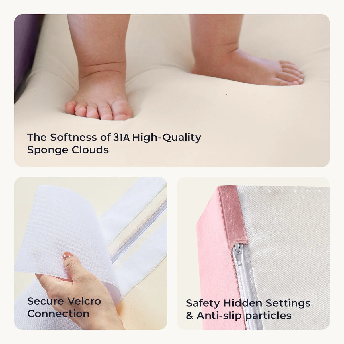 Tiny Land® PlayNest Climbing Blocks - Violet