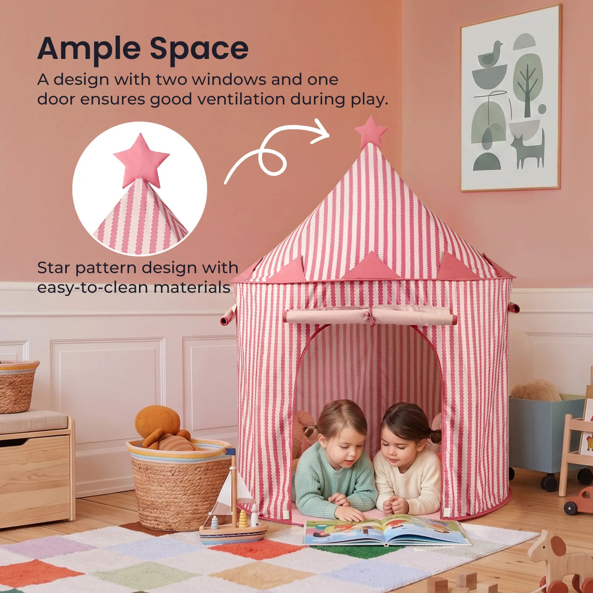 Tiny Land® Kids Tent – Indoor Tent for Toddlers