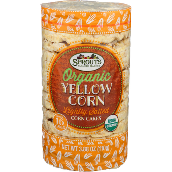 Sprouts Organic Lightly Salted Yellow Corn Cakes