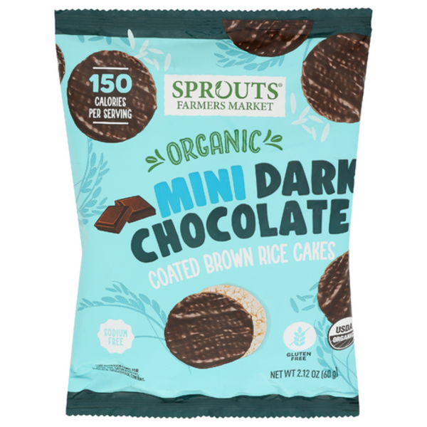 Sprouts Organic Mini Dark Chocolate Coated Rice Cakes