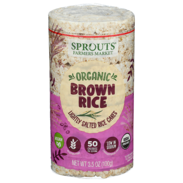 Sprouts Organic Lightly Salted Brown Rice Cakes