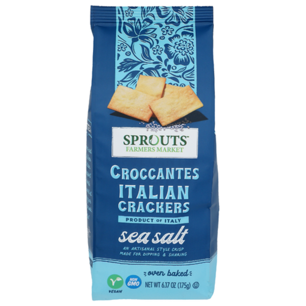 Sprouts Sea Salt Croccantes Italian Crackers