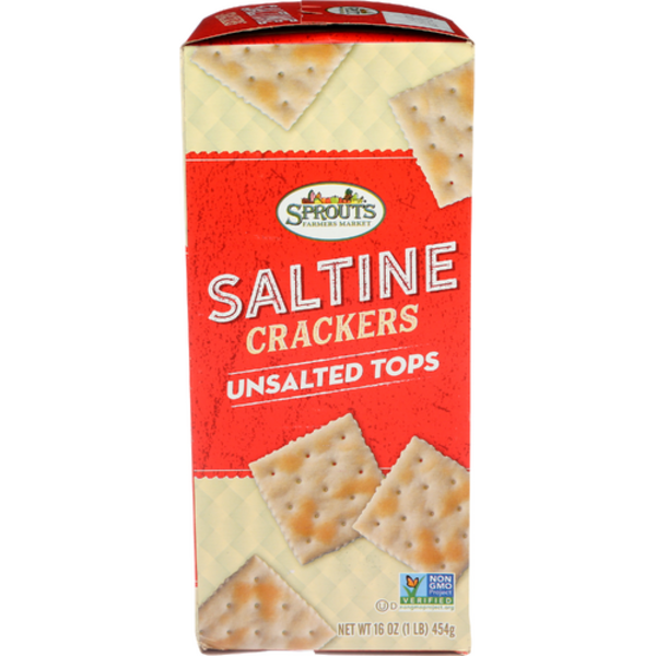 Sprouts Unsalted Saltine Crackers