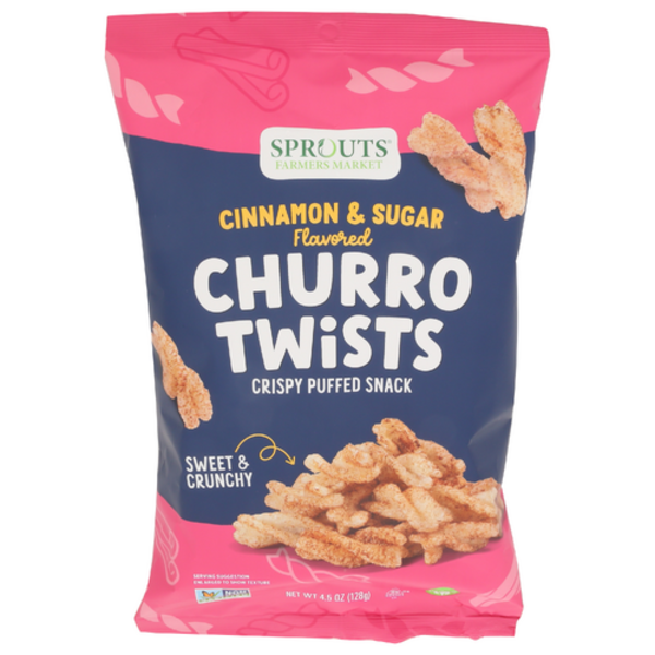 Sprouts Cinnamon  Sugar Flavored Churro Twists