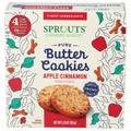 Sprouts Apple Cinnamon Pure Butter Cookies 4 Pack