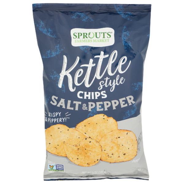 Sprouts Salt  Pepper Kettle Style Potato Chips