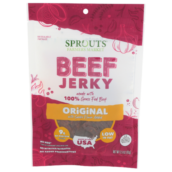 Sprouts Original Grass Fed Beef Jerky