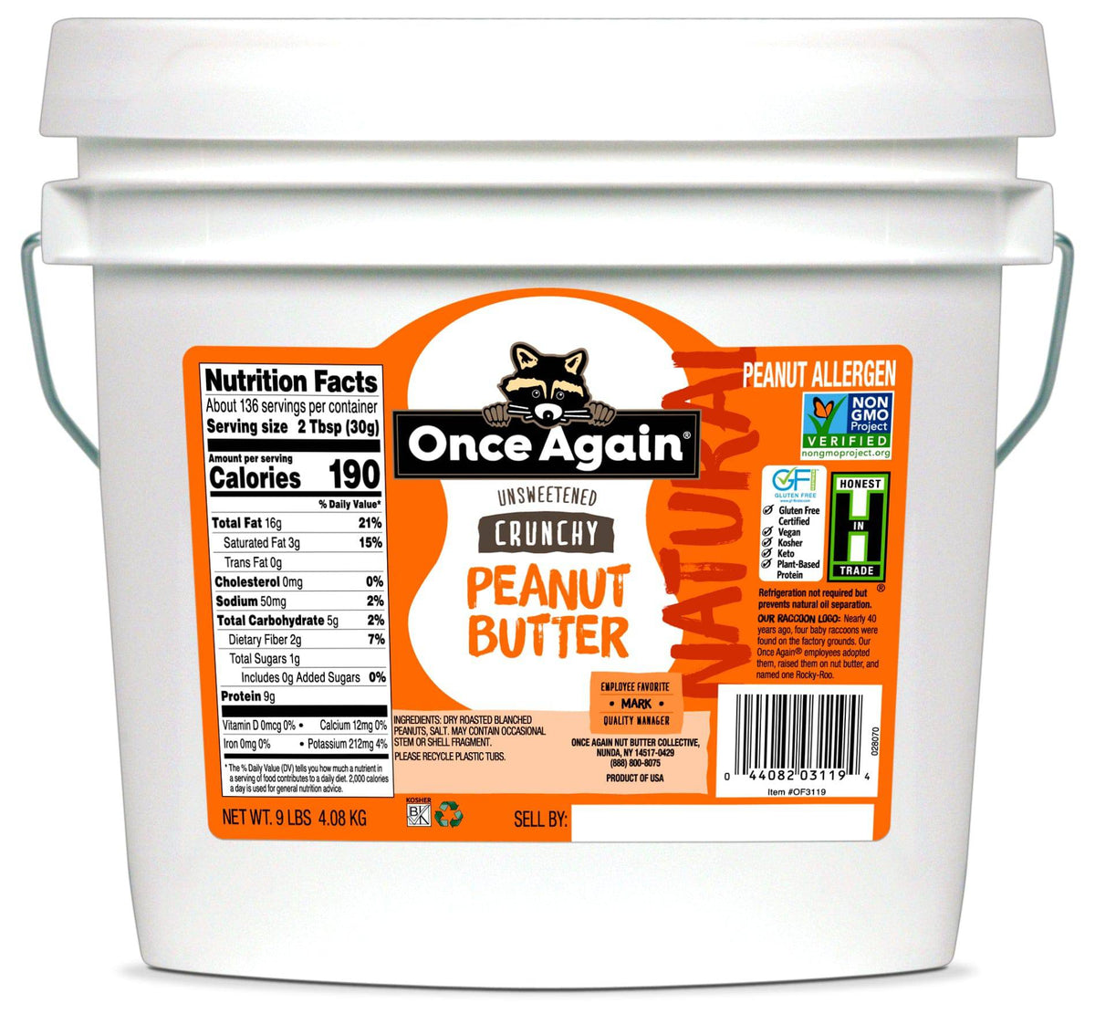 Peanut Butter, Crunchy