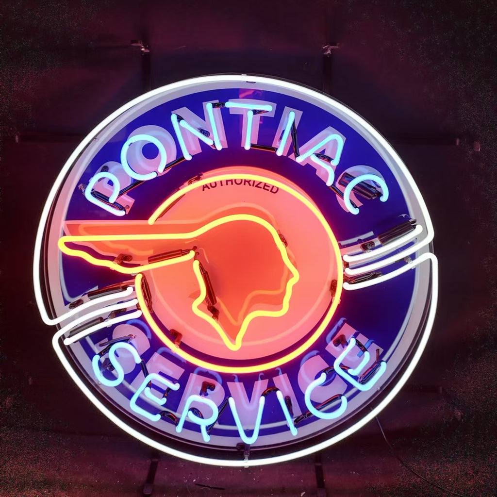 Pontiac Service Neon Signs