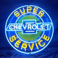 Super Chevrolet Service Neon Signs Light