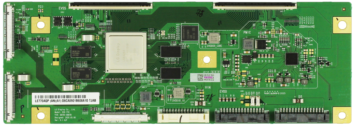 6871L-6630C Sony T-Con Board, LE770AQP, 6870C-0887B, 6630C1, XBR-77A9G
