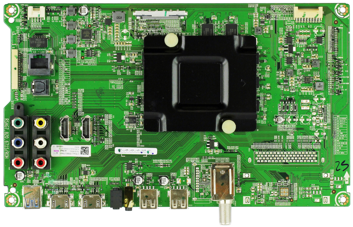 221078 Hisense Main Board, RSAG7.820.6715/ROH, E170724 A, 217834, 55H6D