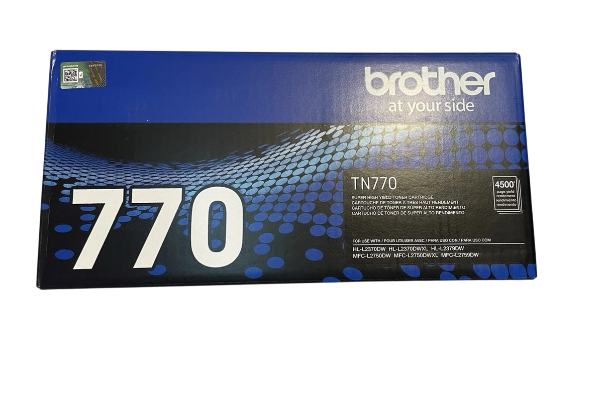 Brother Genuine TN770 Super High-yield Mono Laser Toner Cartridge Ink Toner