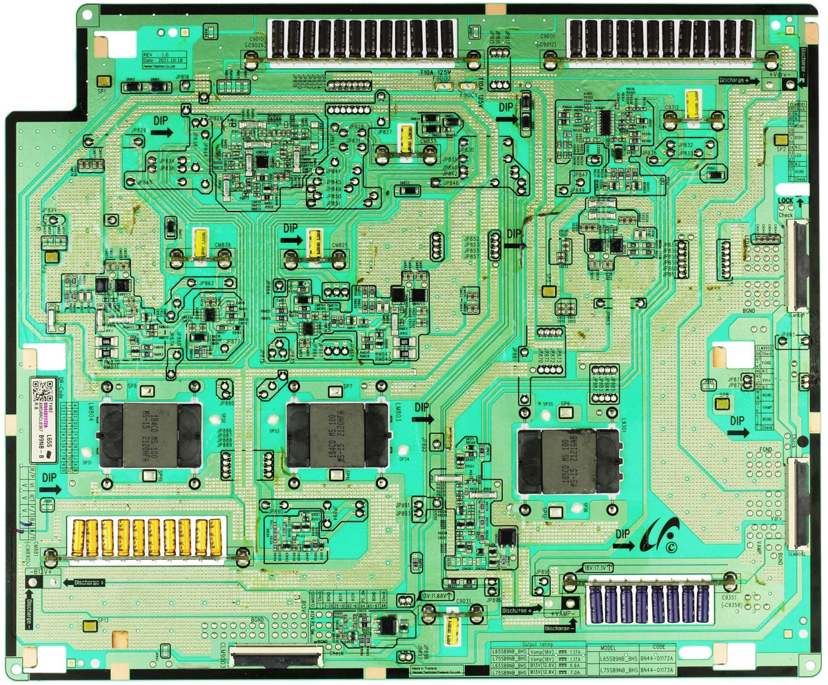 BN44-01172A Samsung LED Driver, L65SB9NB_BHS, BN4401172A, QN65QN900BFXZA, QN65QN800BFXZA, QN65QN900CFXZA, QN65QN800CFXZA